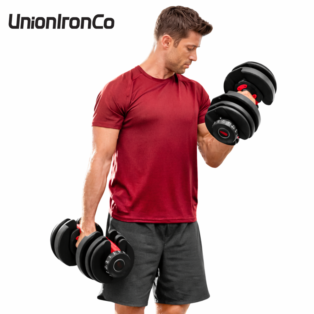 Adjustable Dumbbells Set (5 to 52.5 lb)